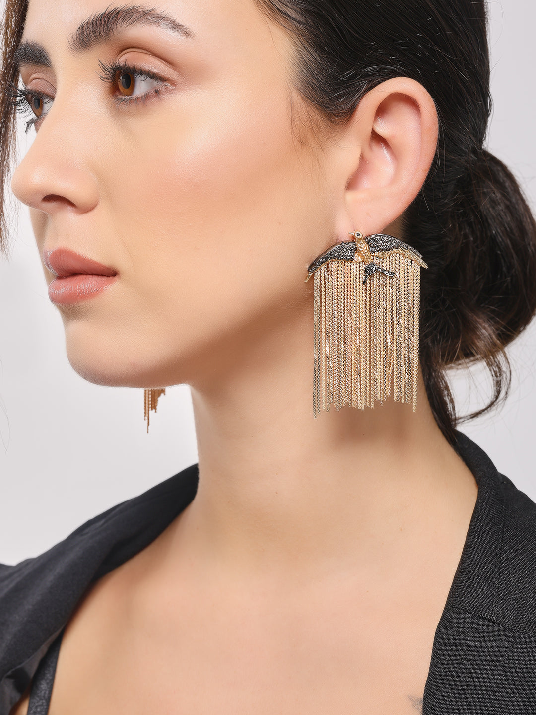 Golden Soar Tassel Earrings