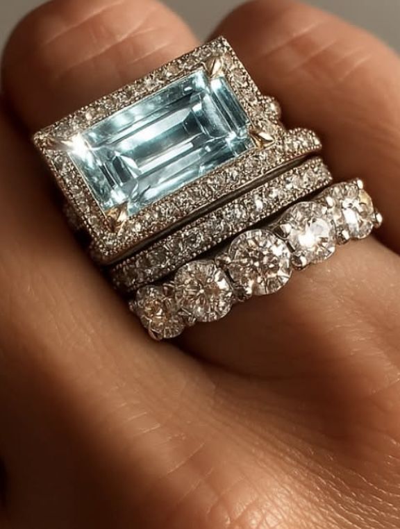 Crown Stack of 3 Rings