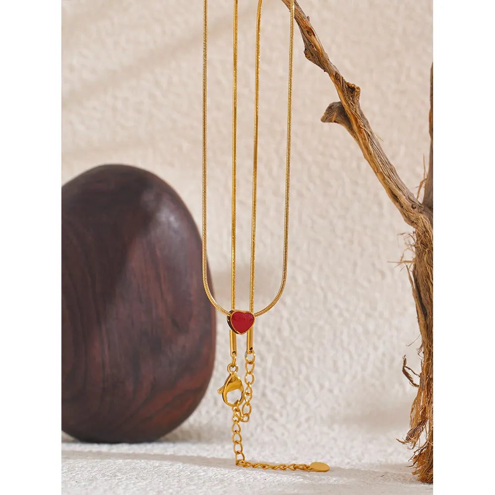 Red Heart Necklace