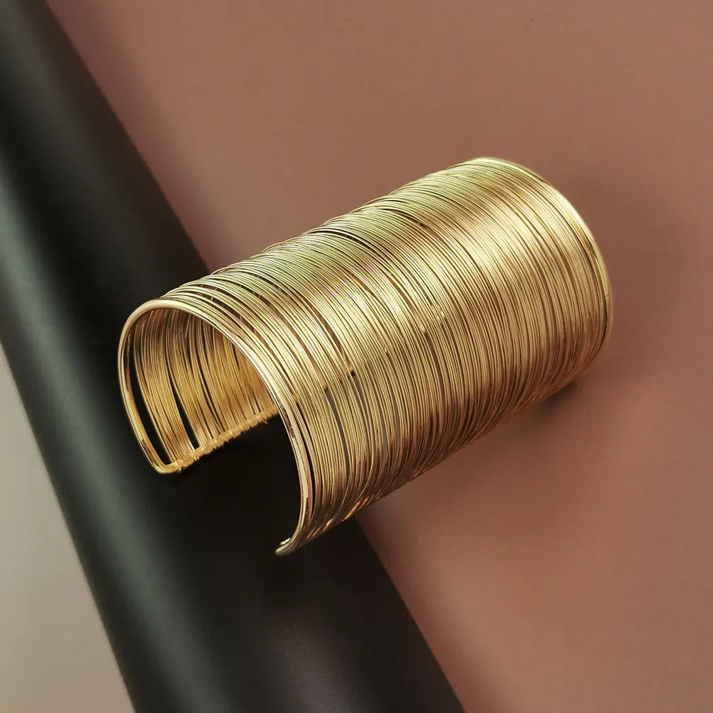 Golden Wire Bracelet