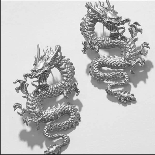 Imperial Dragon Earrings