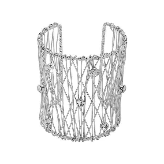 Woven wire crystal Bracelet