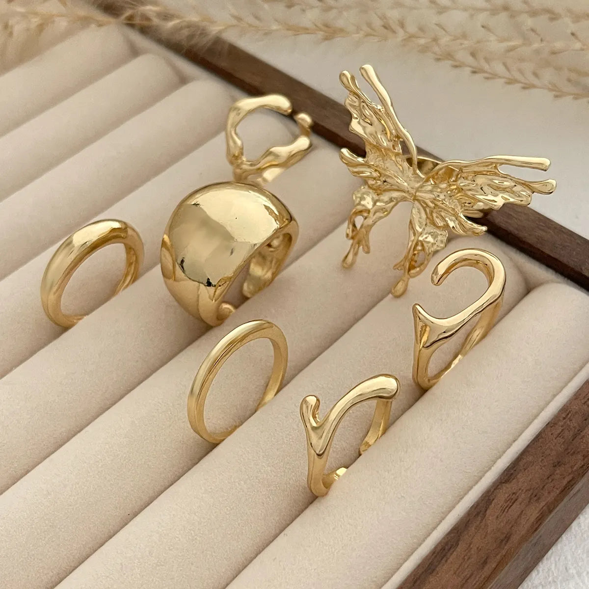 Butterfly Stack Rings