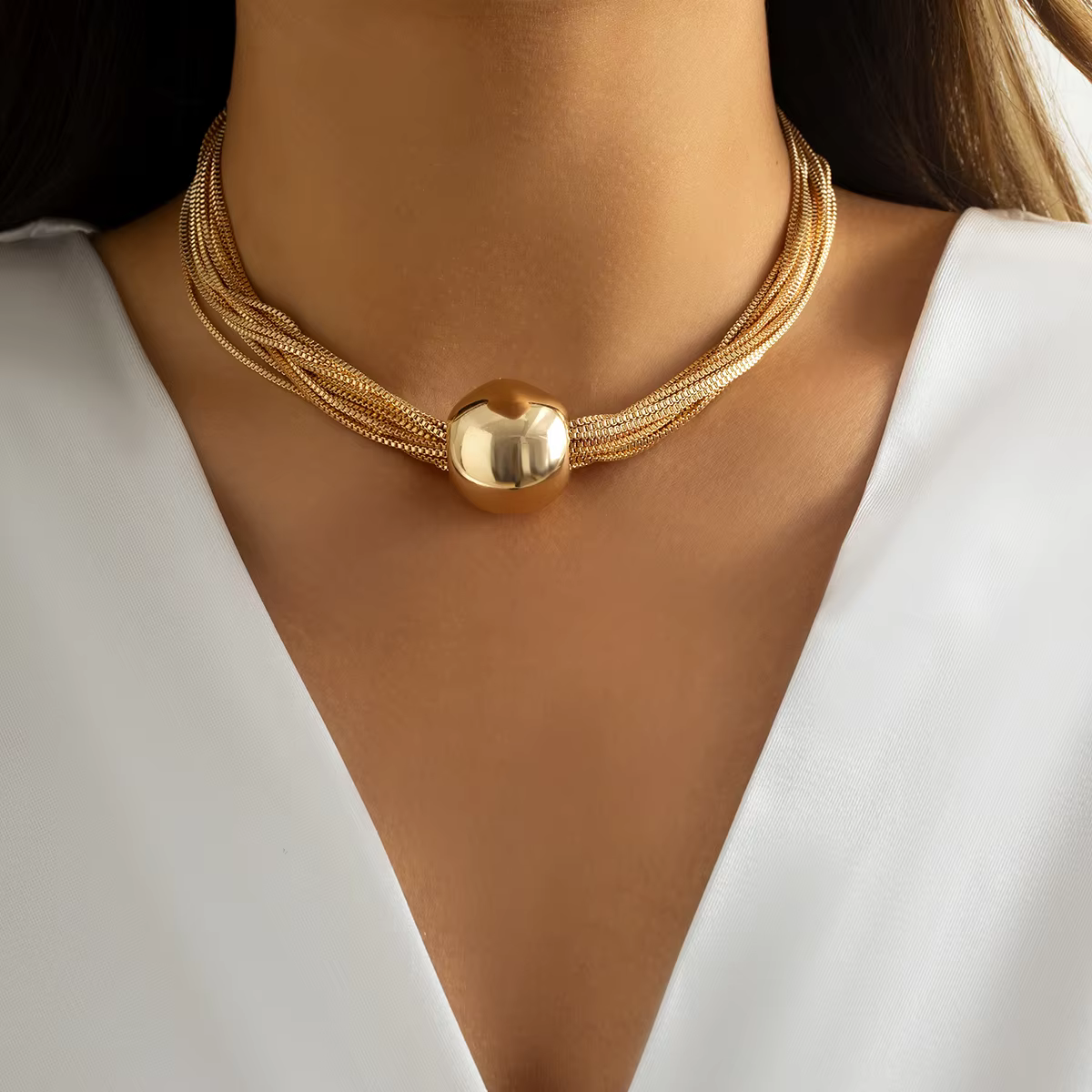 Punk Multilayer Choker