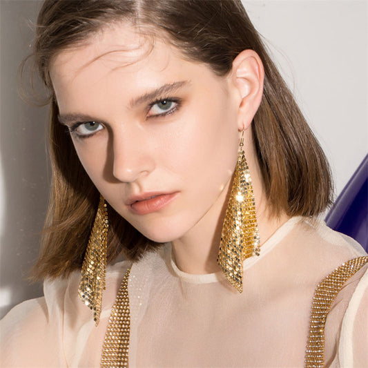 Sequins Tassel Earrings