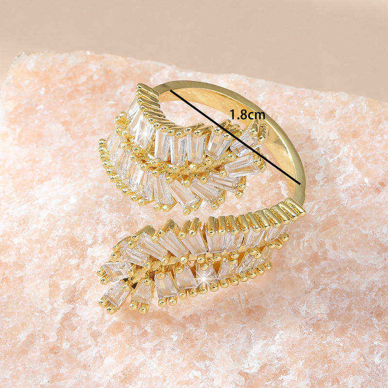 Pave Zircon Adjustable Ring