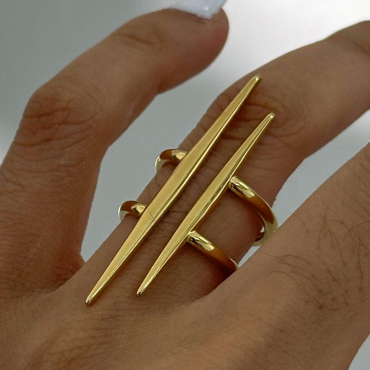 Double Layer Vintage Open Ring