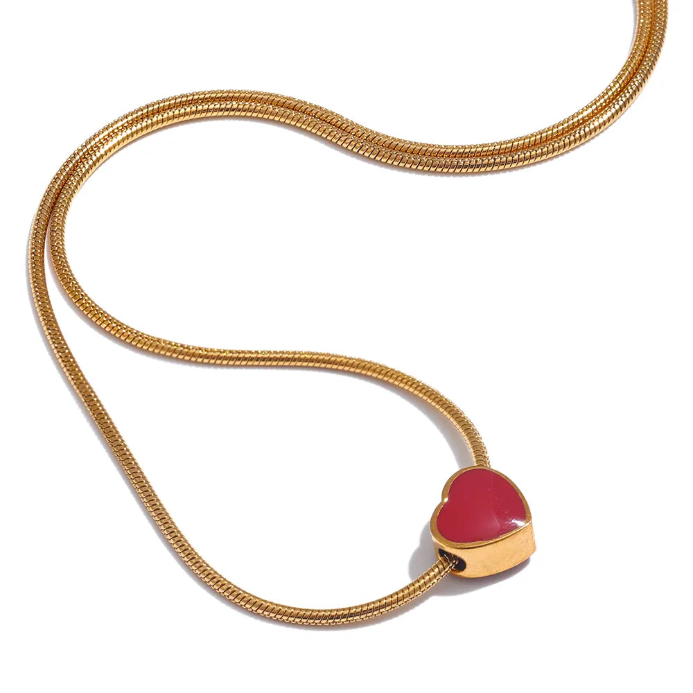 Red Heart Necklace