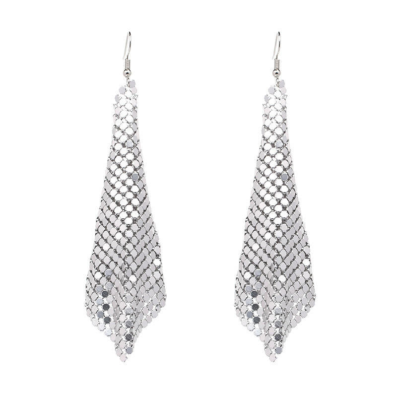 Sequins Tassel Earrings
