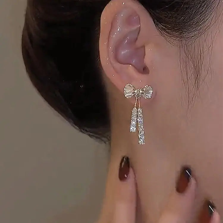 Blingy Bow Earrings