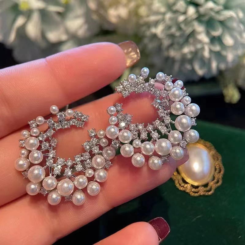Irregular Pearl Earrings
