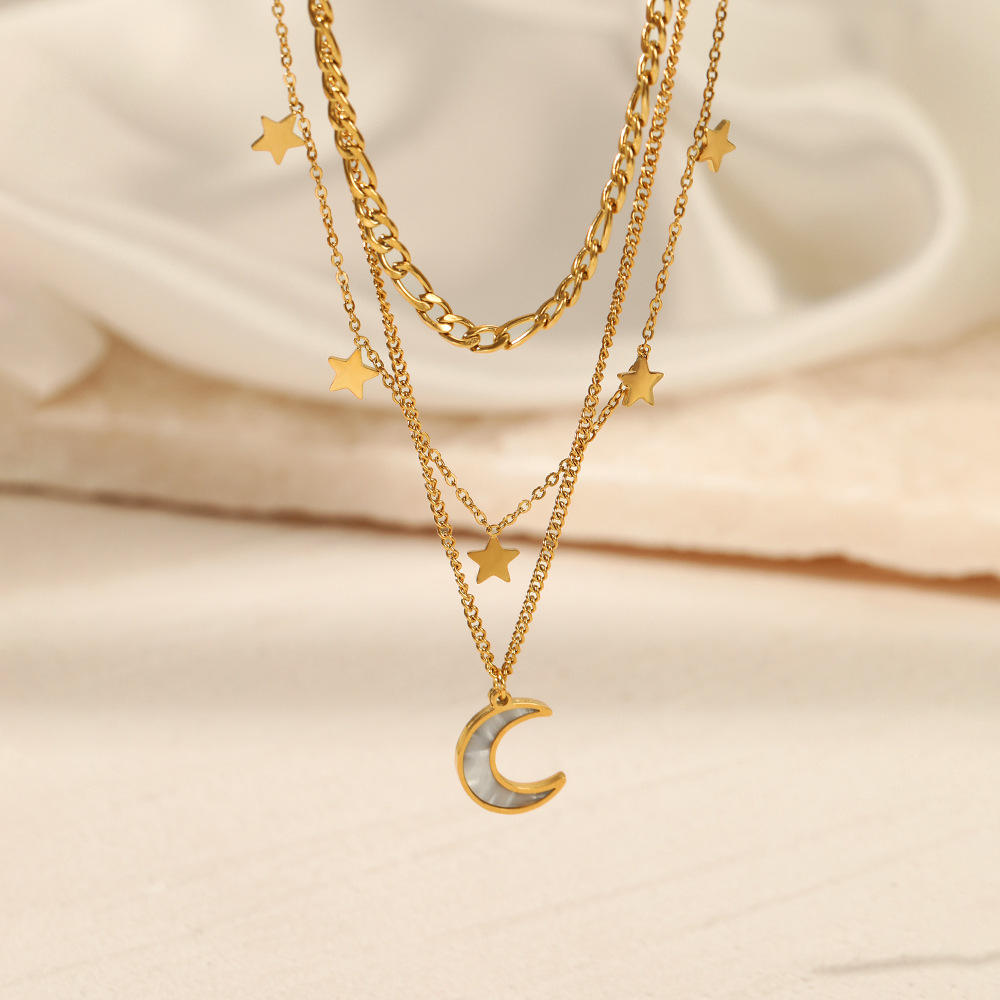 Starlit Grace Layered Necklace