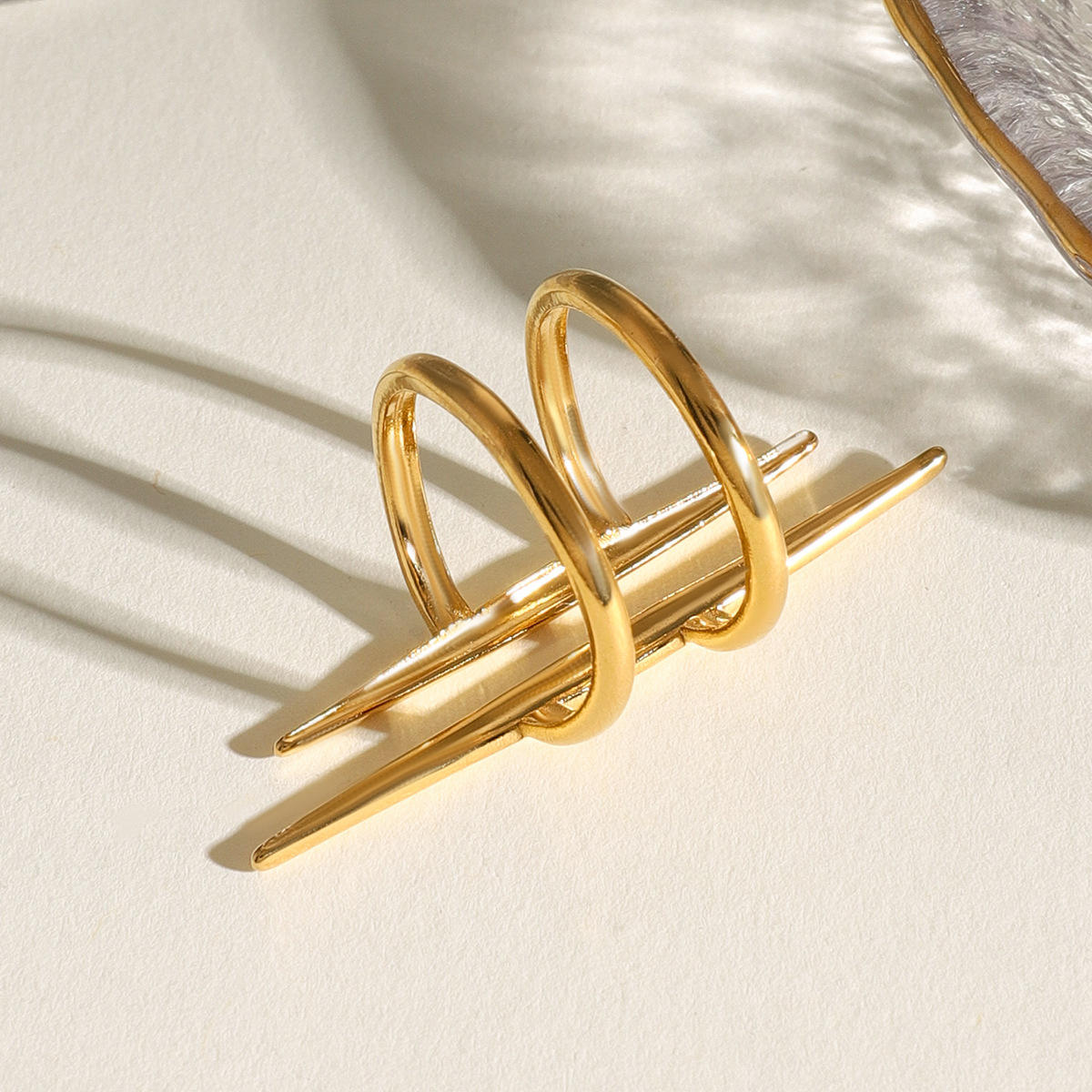 Double Layer Vintage Open Ring