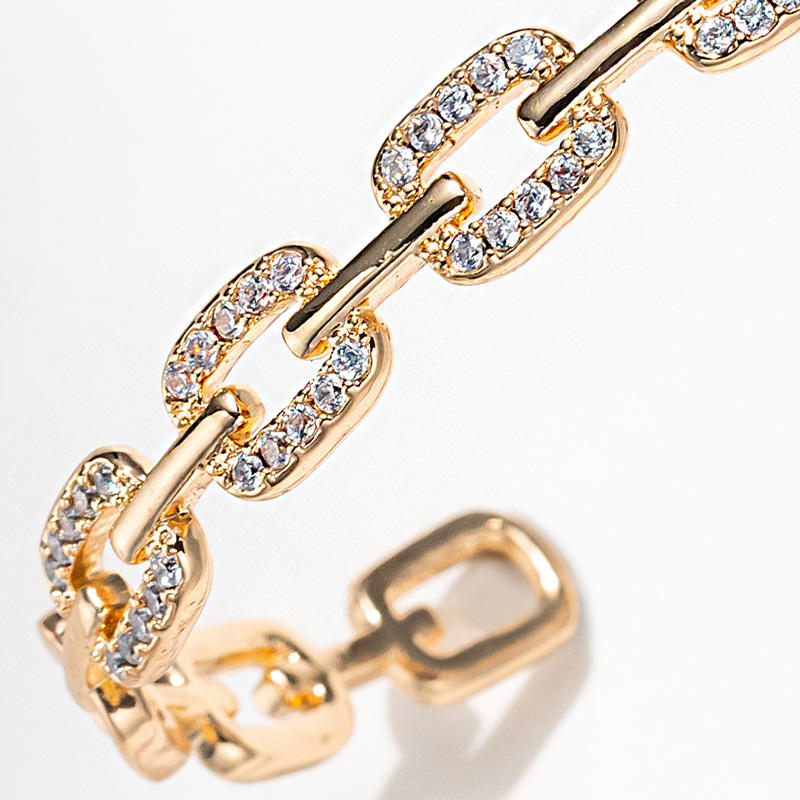 Adjustable Chain Link cuff bracelet