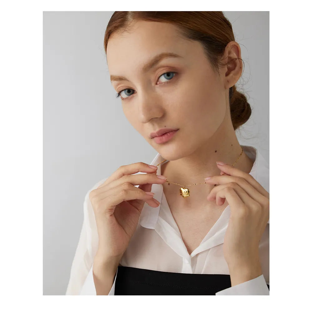 Heart Hug Pendant Necklace