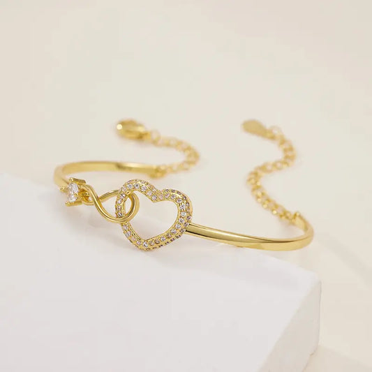 Love Charm Bangle Bracelet