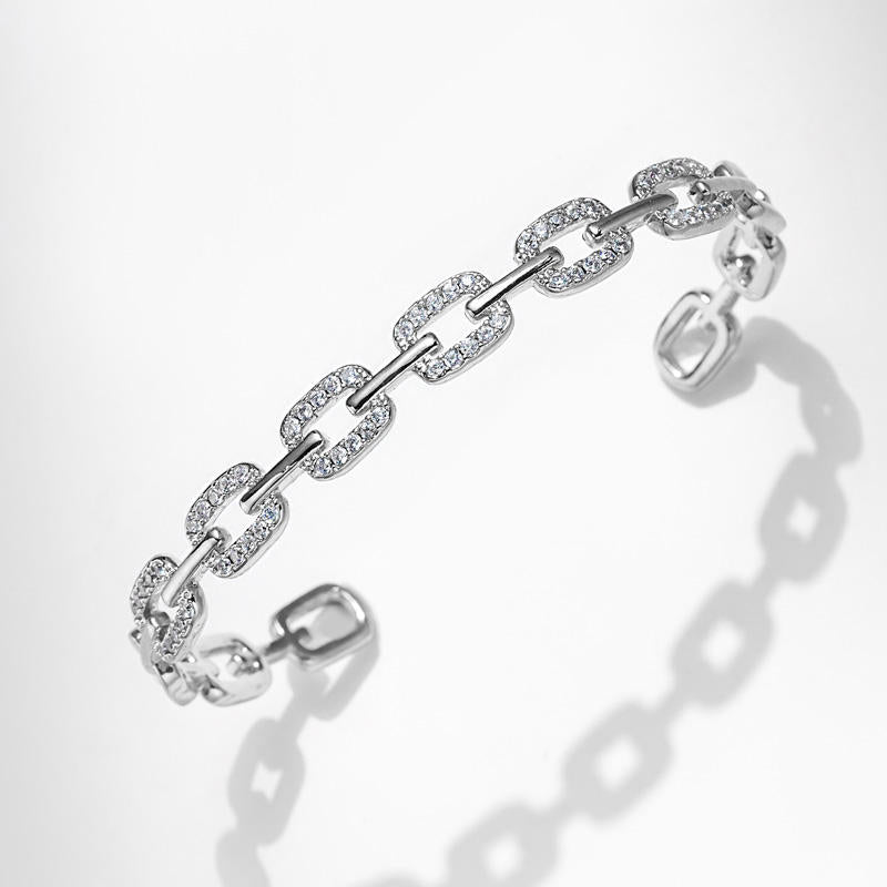 Adjustable Chain Link cuff bracelet