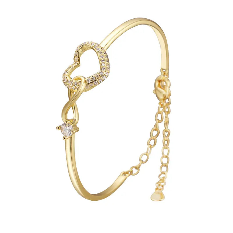 Love Charm Bangle Bracelet