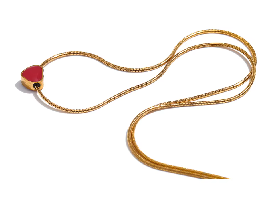 Red Heart Necklace