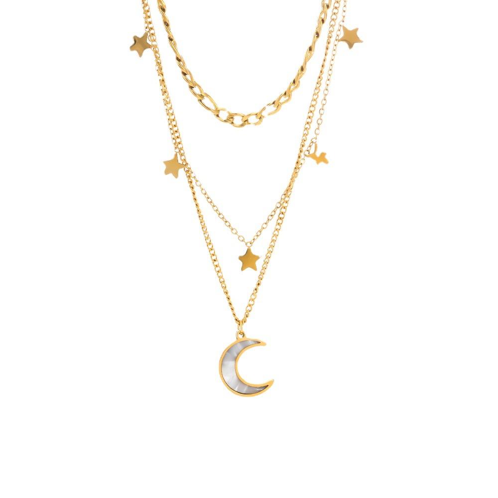 Starlit Grace Layered Necklace