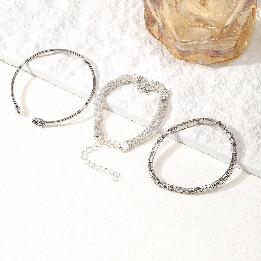 The golden love Stack of 3 bracelet