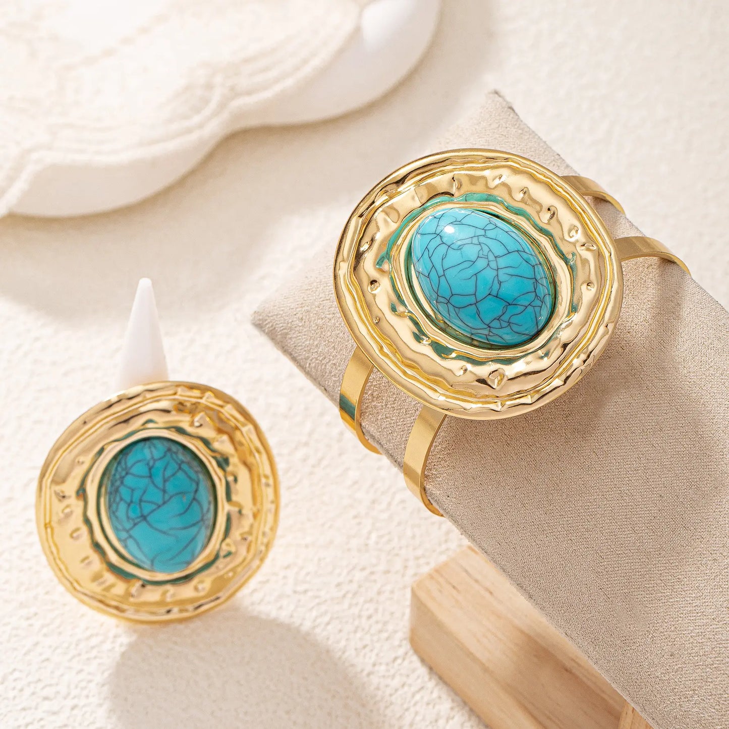 Turquoise Bracelet & Ring Set