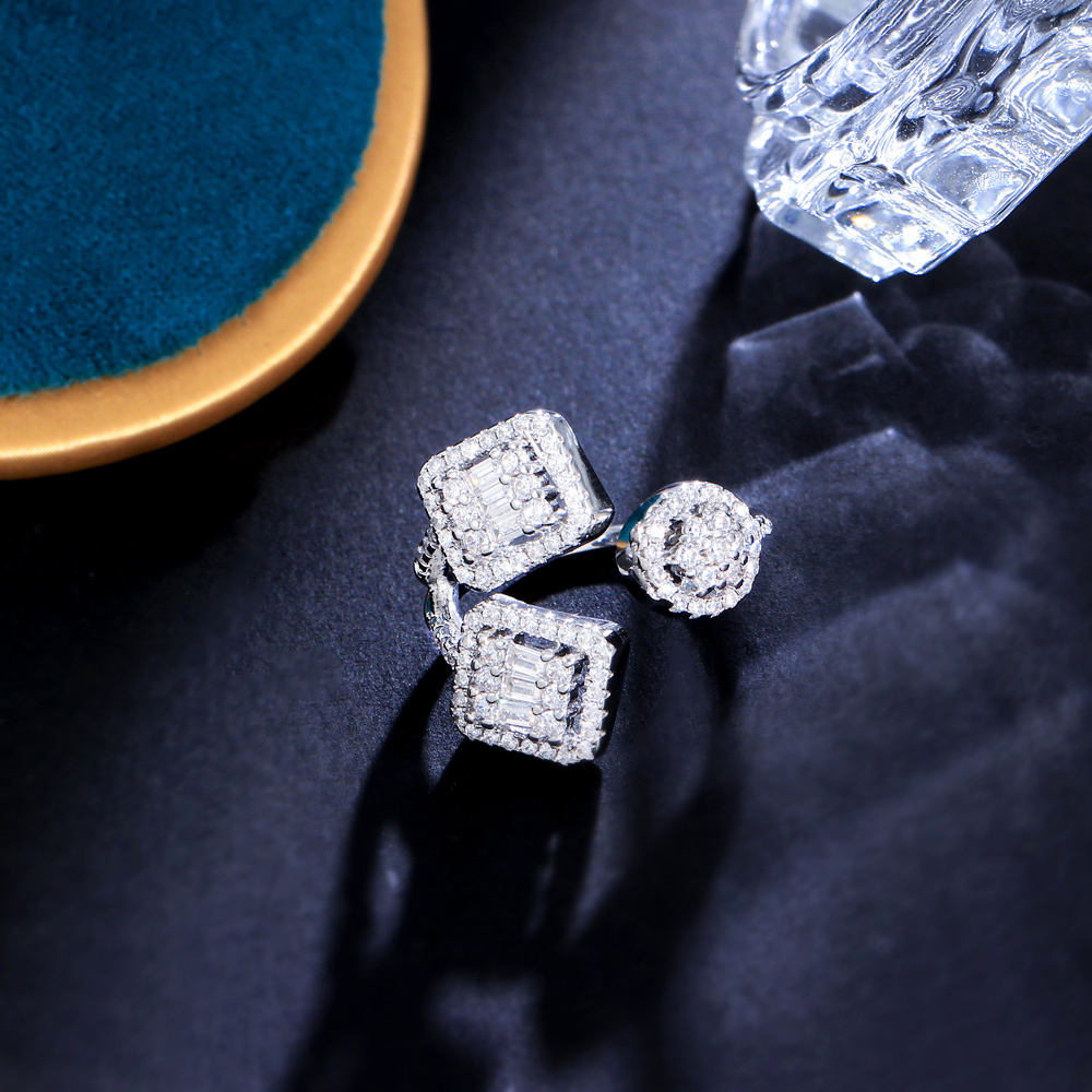 Cubic Zirconia open Ring