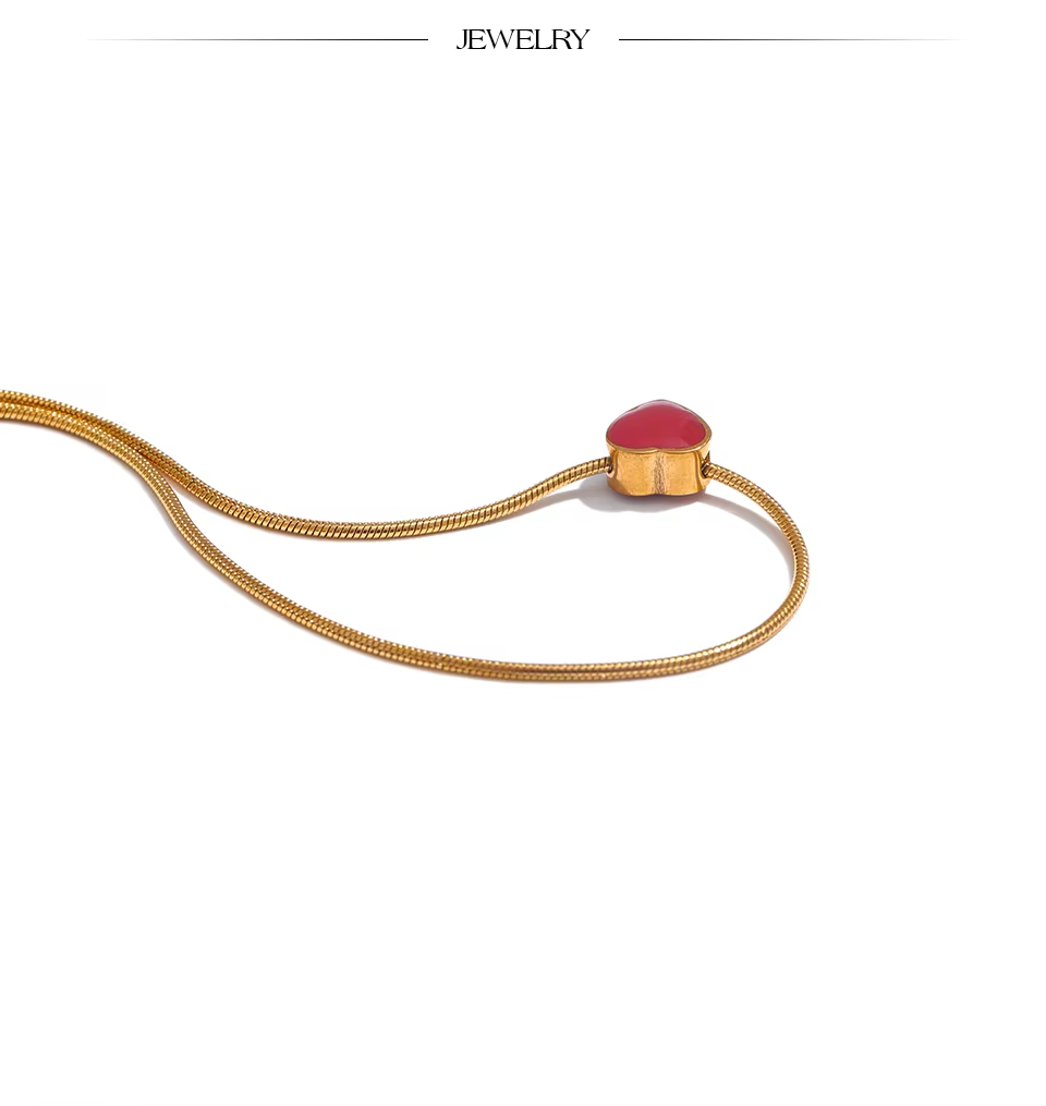 Red Heart Necklace