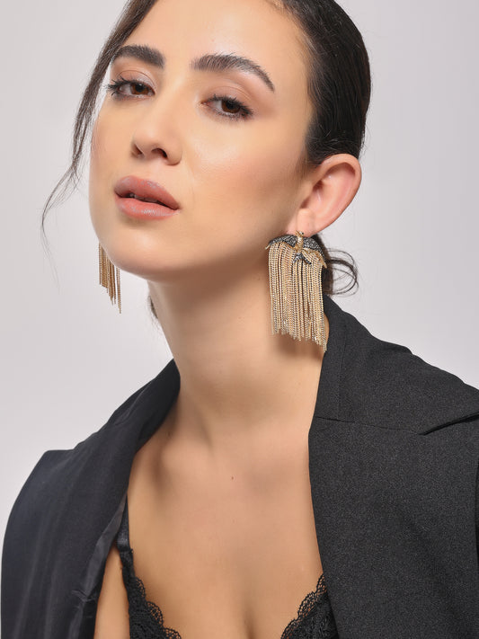 Golden Soar Tassel Earrings