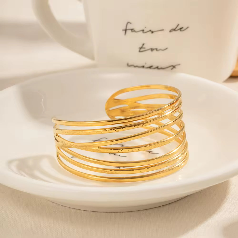 Multilayer Gold plated Bracelet