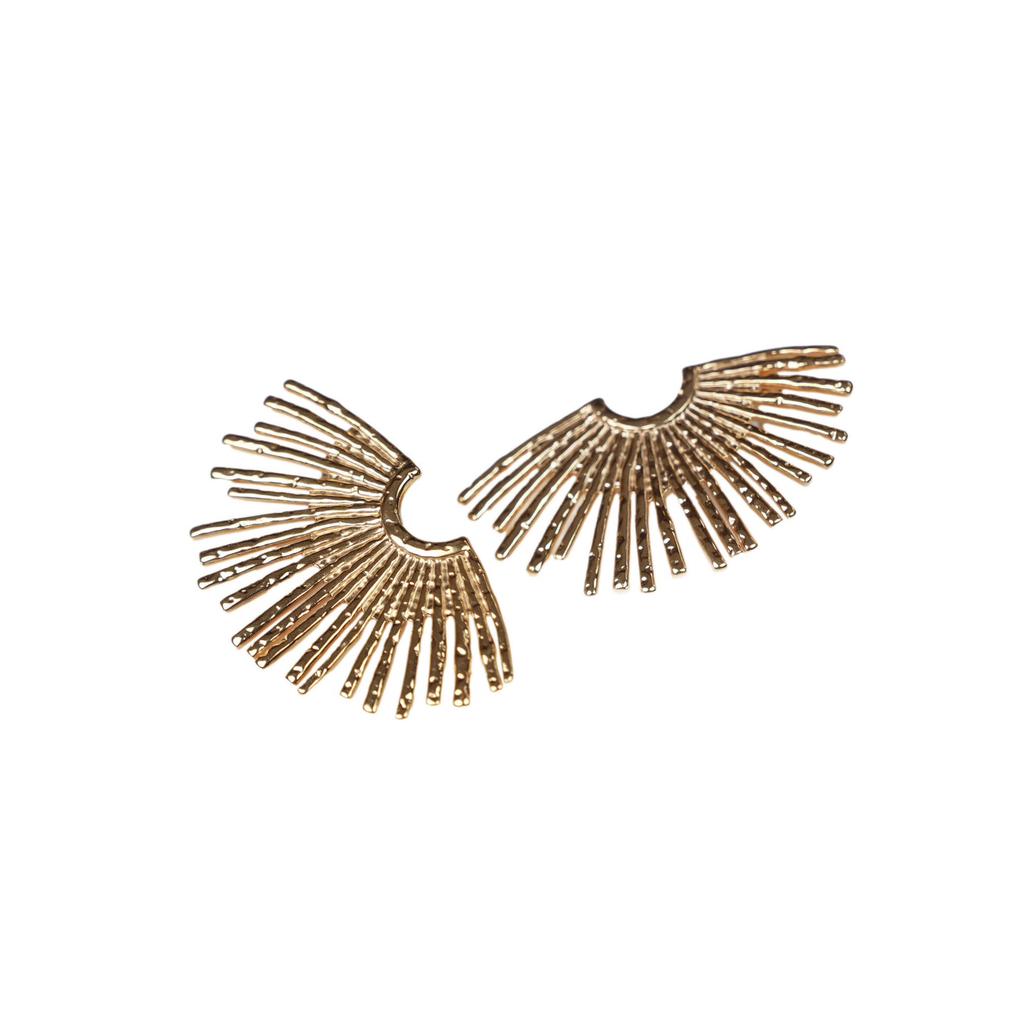 Fan Circle Earrings
