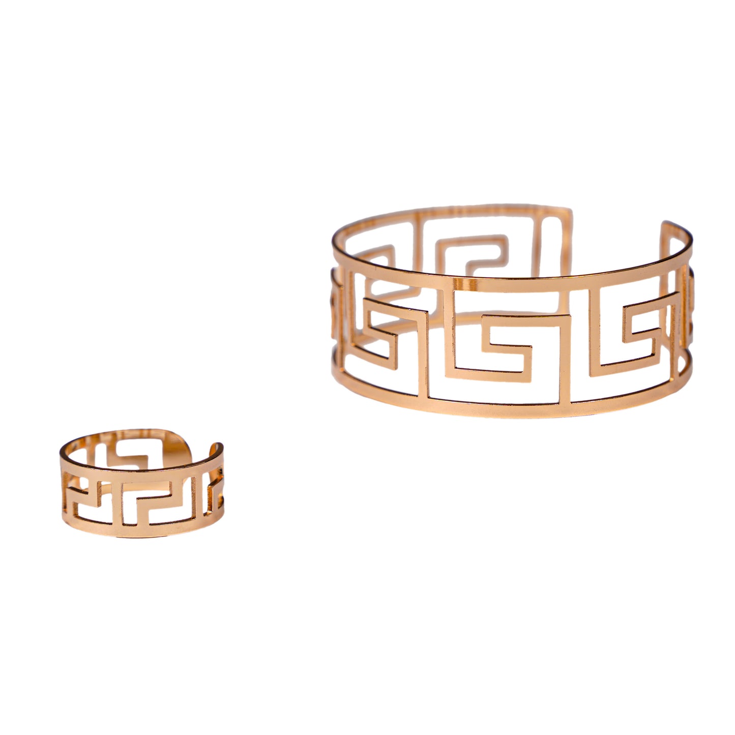 Sleek Geometric Duo