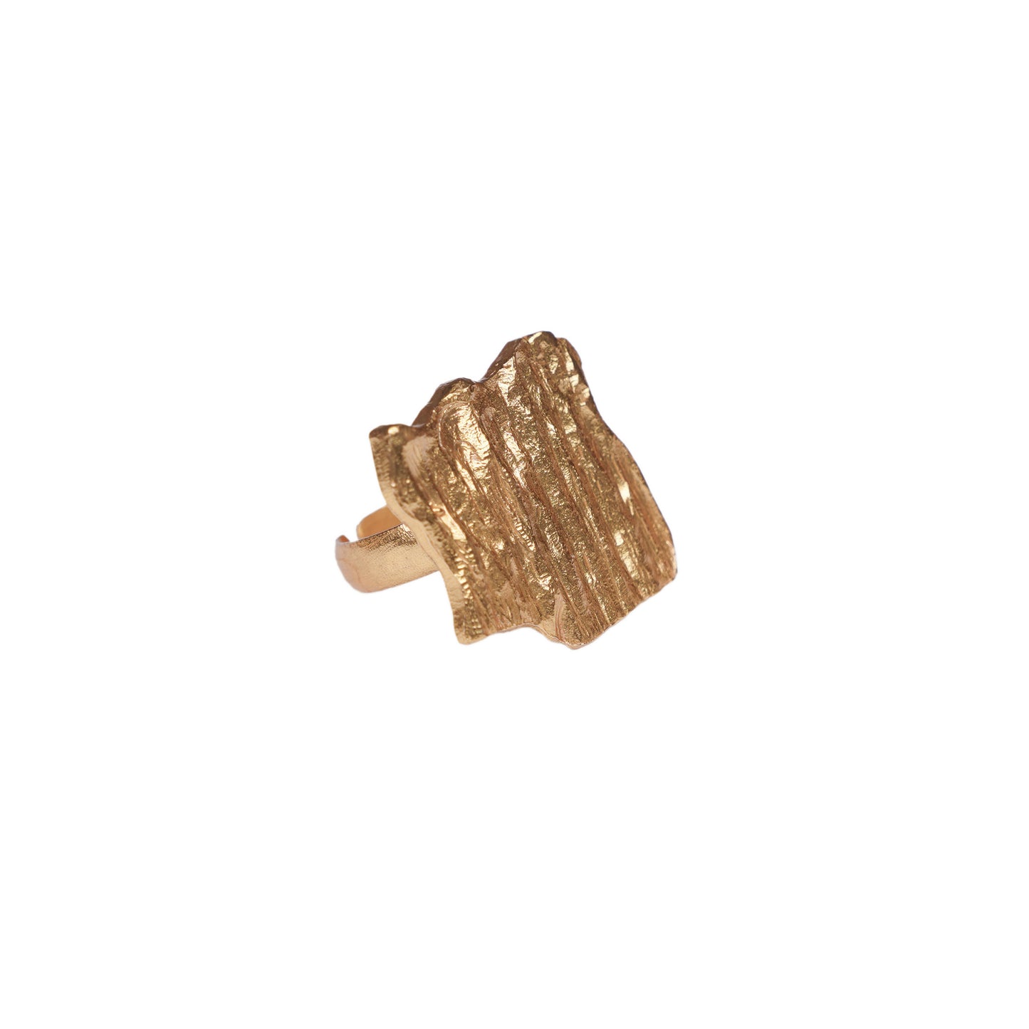 Irregular square Plating Ring