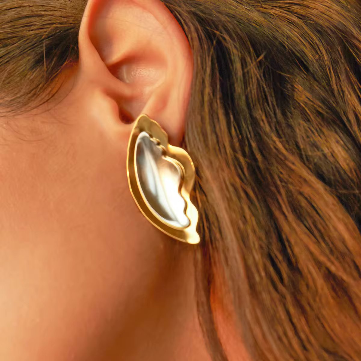 Chunky Goddess Duo Earrings