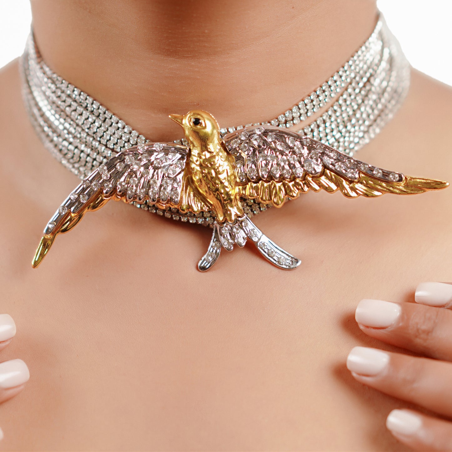 Sparkling Bird Choker