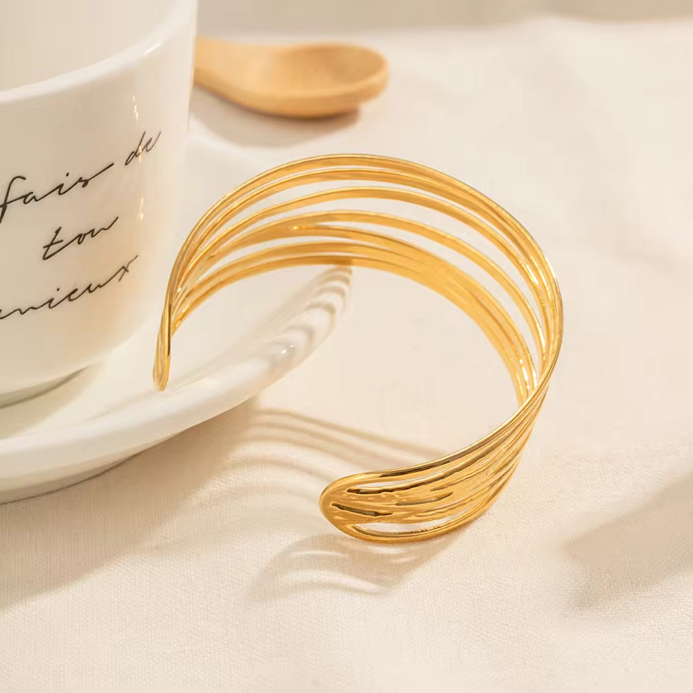 Multilayer Gold plated Bracelet