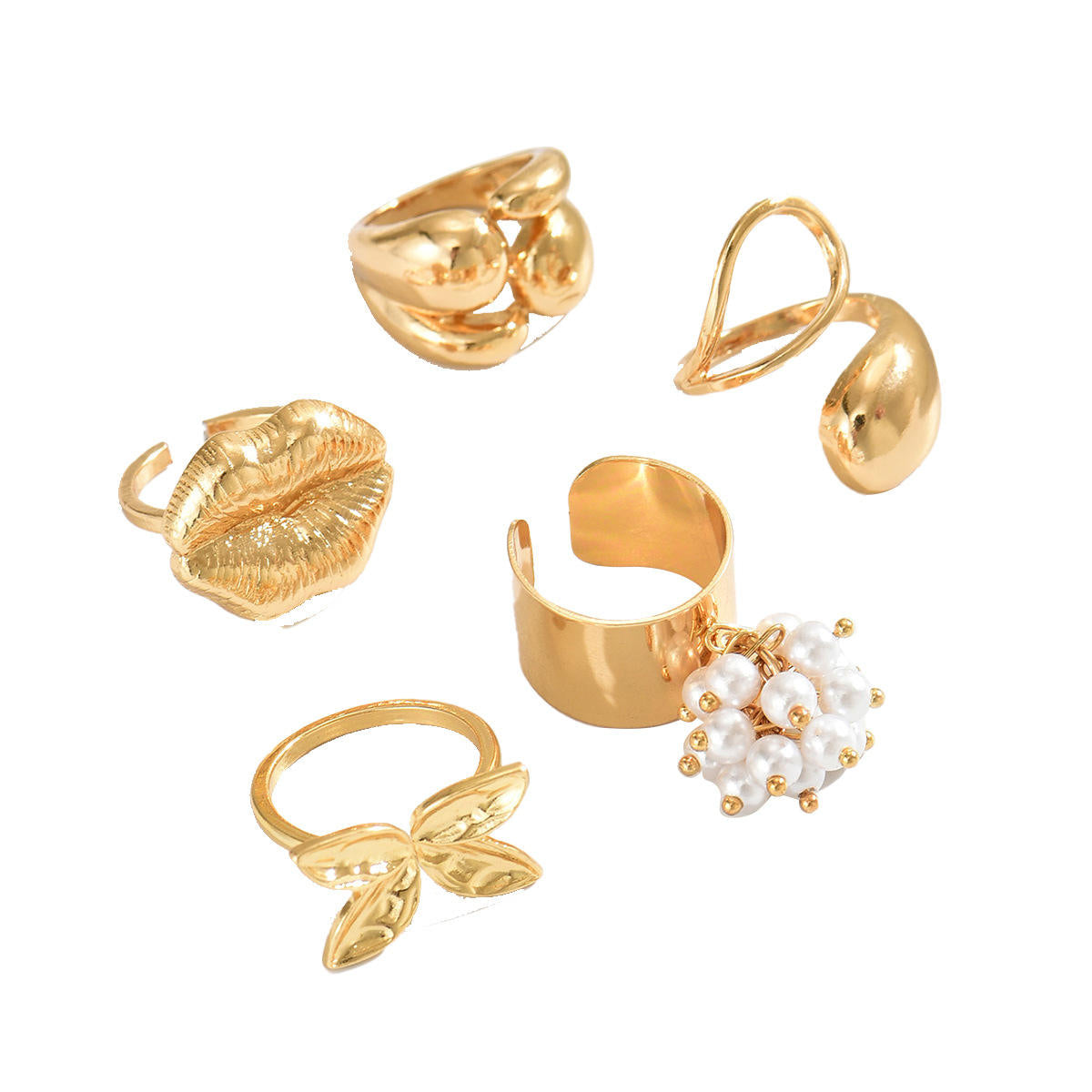 Power Glam ring set