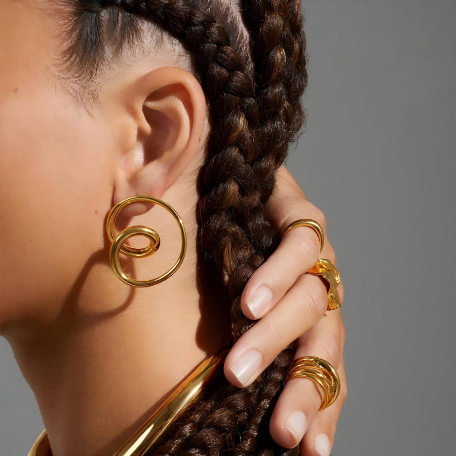Pure Curve Earring