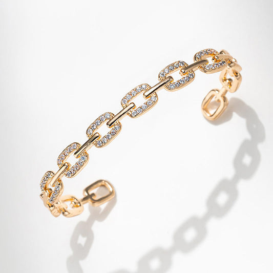 Adjustable Chain Link cuff bracelet