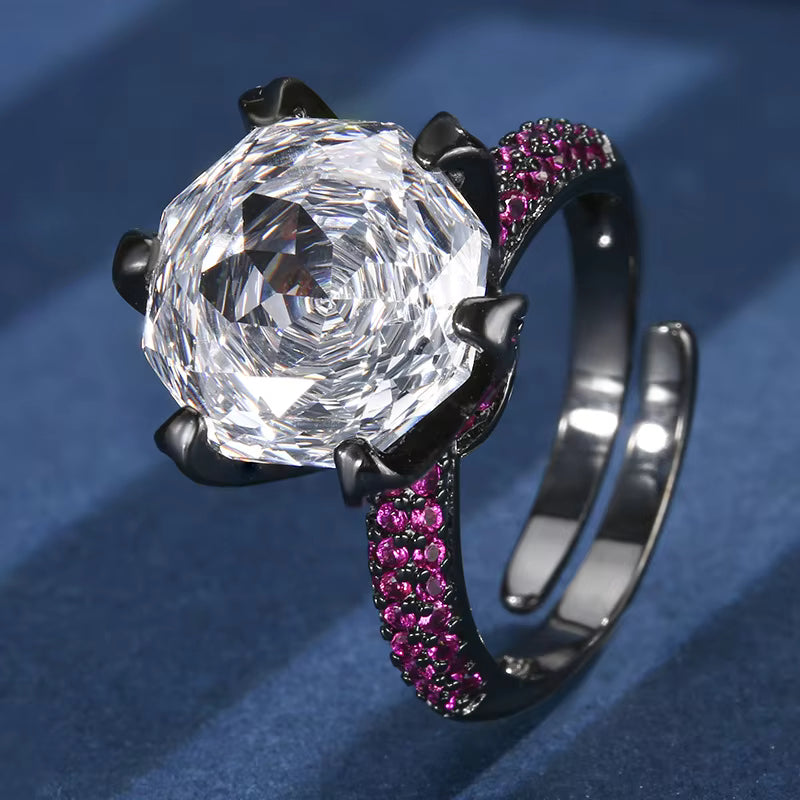 Rose Cut Cocktail Ring