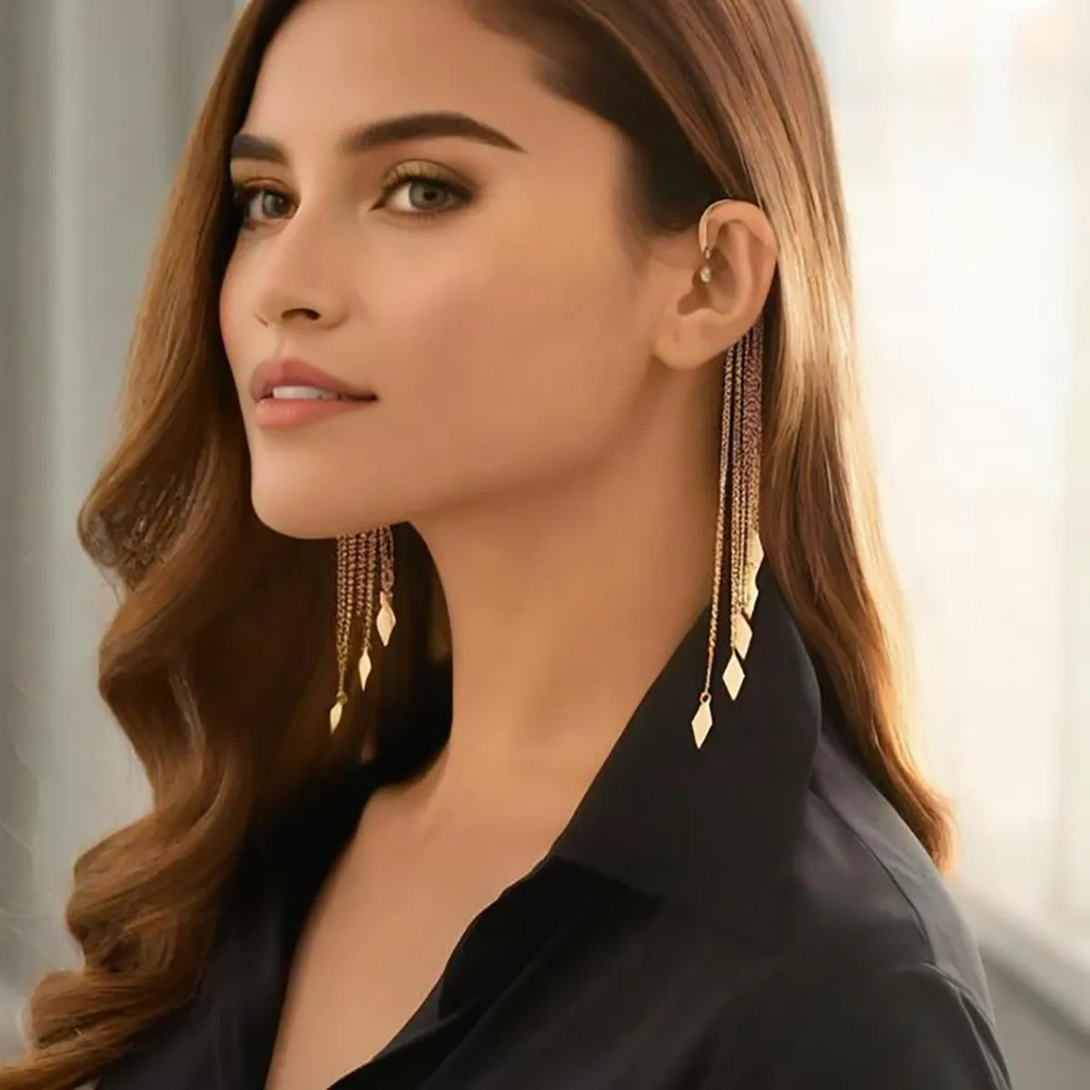 Single Ear Tassel Earring
