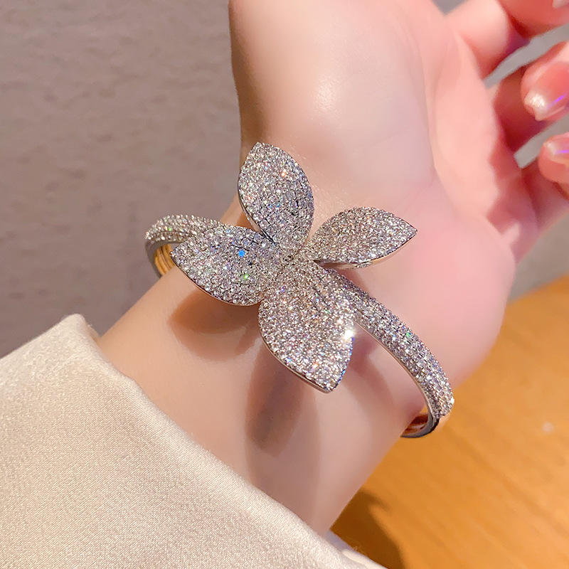 Zircon Butterfly Bracelet for Women
