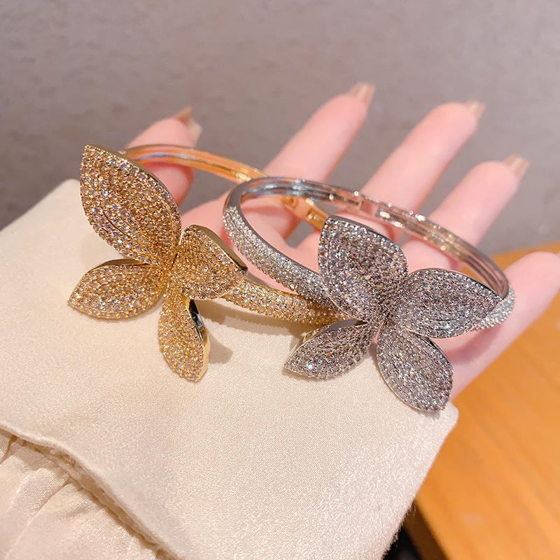 Zircon Butterfly Bracelet for Women