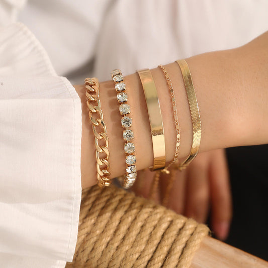 Velora Shine Stack of Bracelets