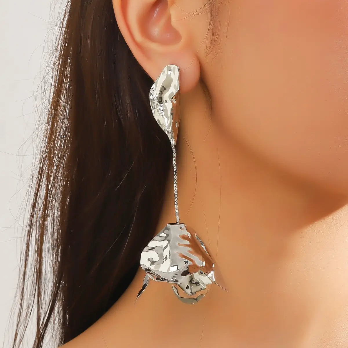 Flower Drop Earring