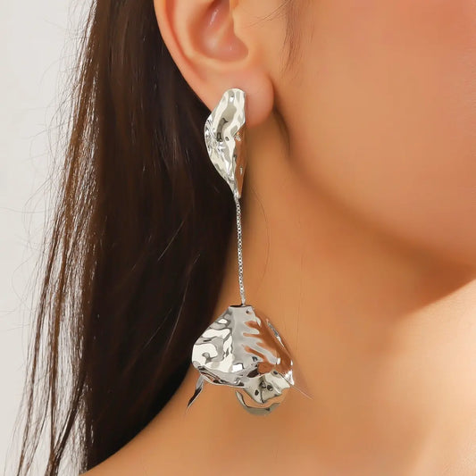 Flower Drop Earring