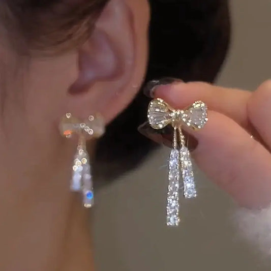 Blingy Bow Earrings