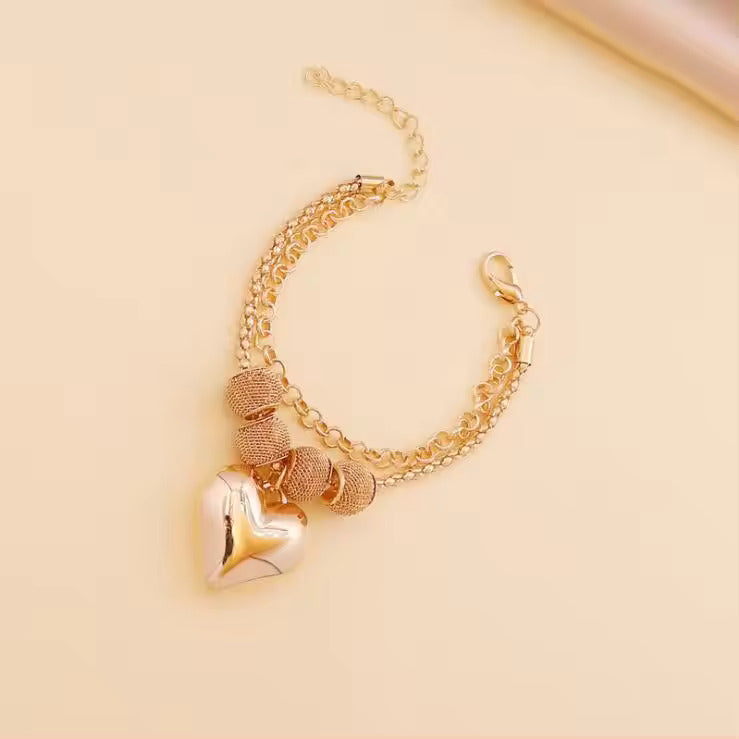 Two Hearts Harmony Bracelet