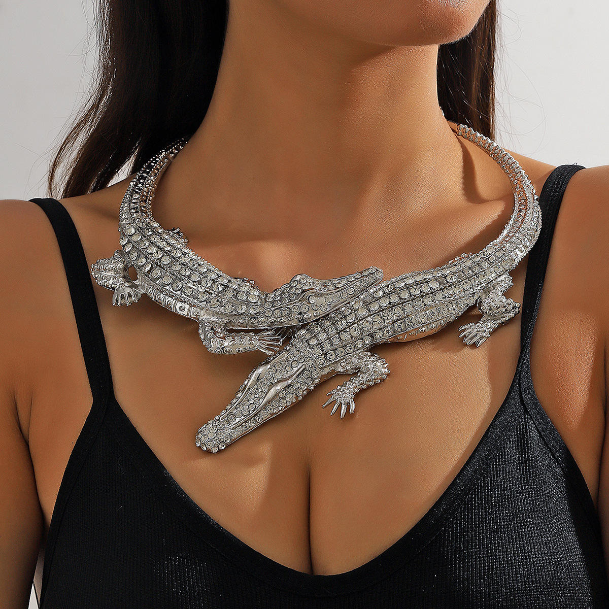 Croc Statement Necklace