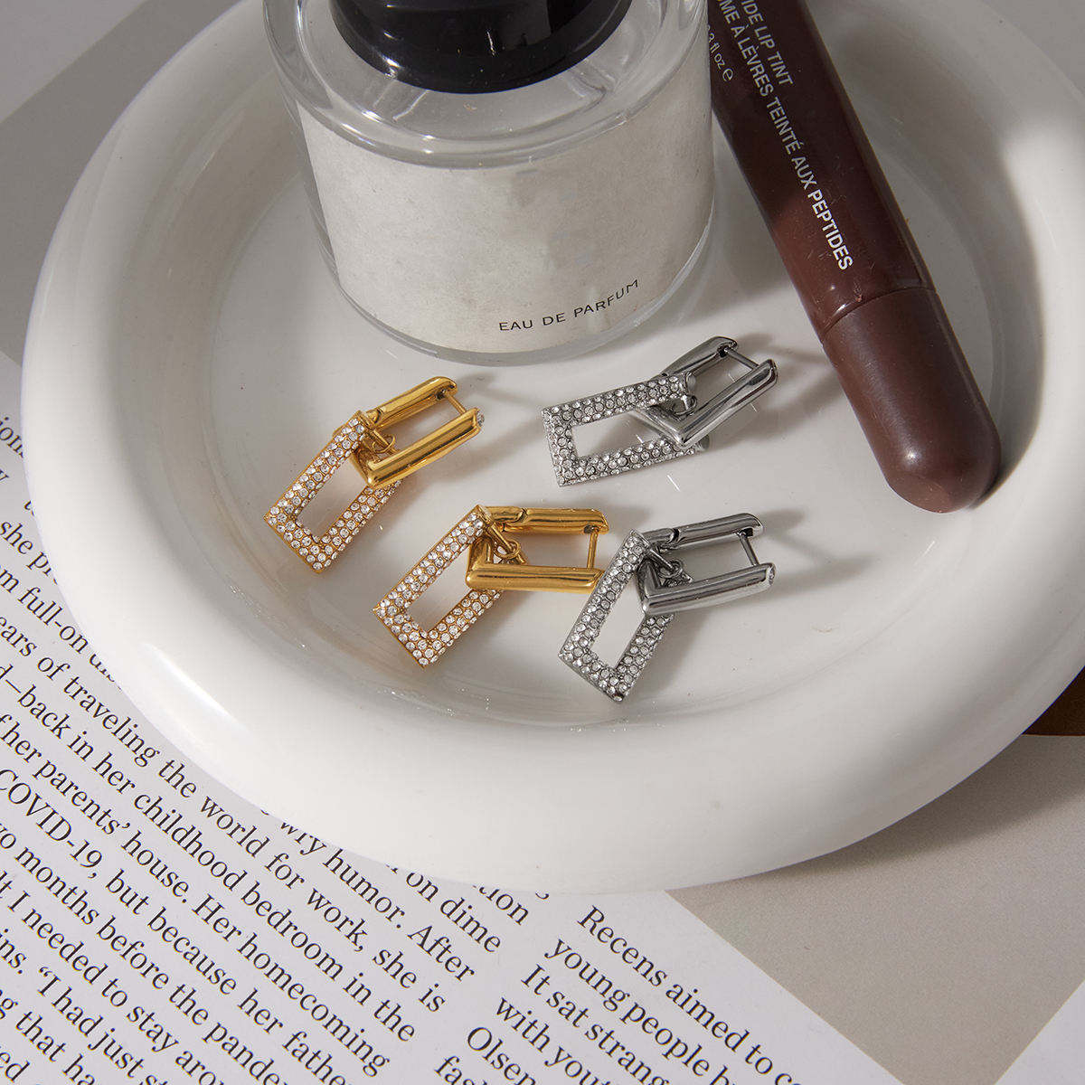 Linear Luxe Earrings